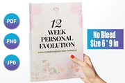 12-Week Personal Evolution Canva, a Print Template by Designmela01 (Thumbnail 2 of 8)