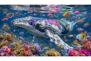 A coral reef ecosystem rich in, an Animal Photo by ZinetroN