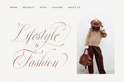 Perfections - Classy Romantic Script, a Script Font by BrandSemut (Thumbnail 5 of 15)