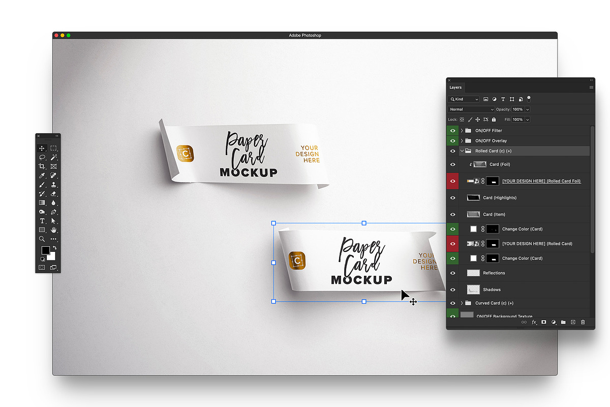 Curled Place Card Mockup, a Mockup by Custom Scene (Photo 7 of 9)