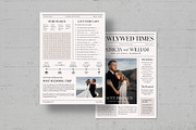Wedding Newspaper Flyer Template, a Flyer Template by BrandPacks (Thumbnail 4 of 5)
