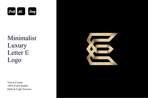 Minimalist Luxury Letter E Logo, a Branding & Logo Template by Luxury Logos