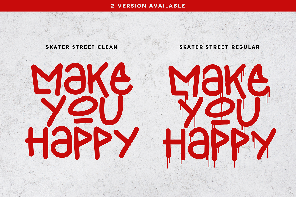 Skater Street - Graffity Font, a Handwritten Font by Sronstudio (Photo 12 of 15)