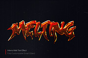 Inferno Melt Text Effect (PSD), a Layer Style Add-On by Posterfello (Thumbnail 2 of 3)