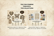 Witchcraft Totem Animals Clipart, a Decorative Illustration by Print Haven Mochi Vintage (Thumbnail 6 of 6)