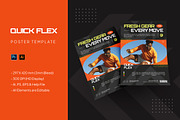 Quick Flex - Poster Template, a Poster Template by StreaksideStd (Thumbnail 1 of 3)