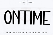 Ontime, a Sans Serif Font by FreshTypeINK (Thumbnail 1 of 7)