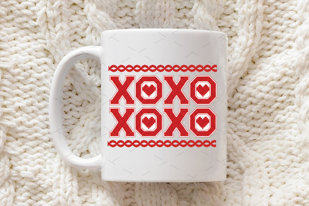 XOXO Yarn Png, Valentine's Day Png, an Illustration by Libby Wishes (Photo 7 of 8)