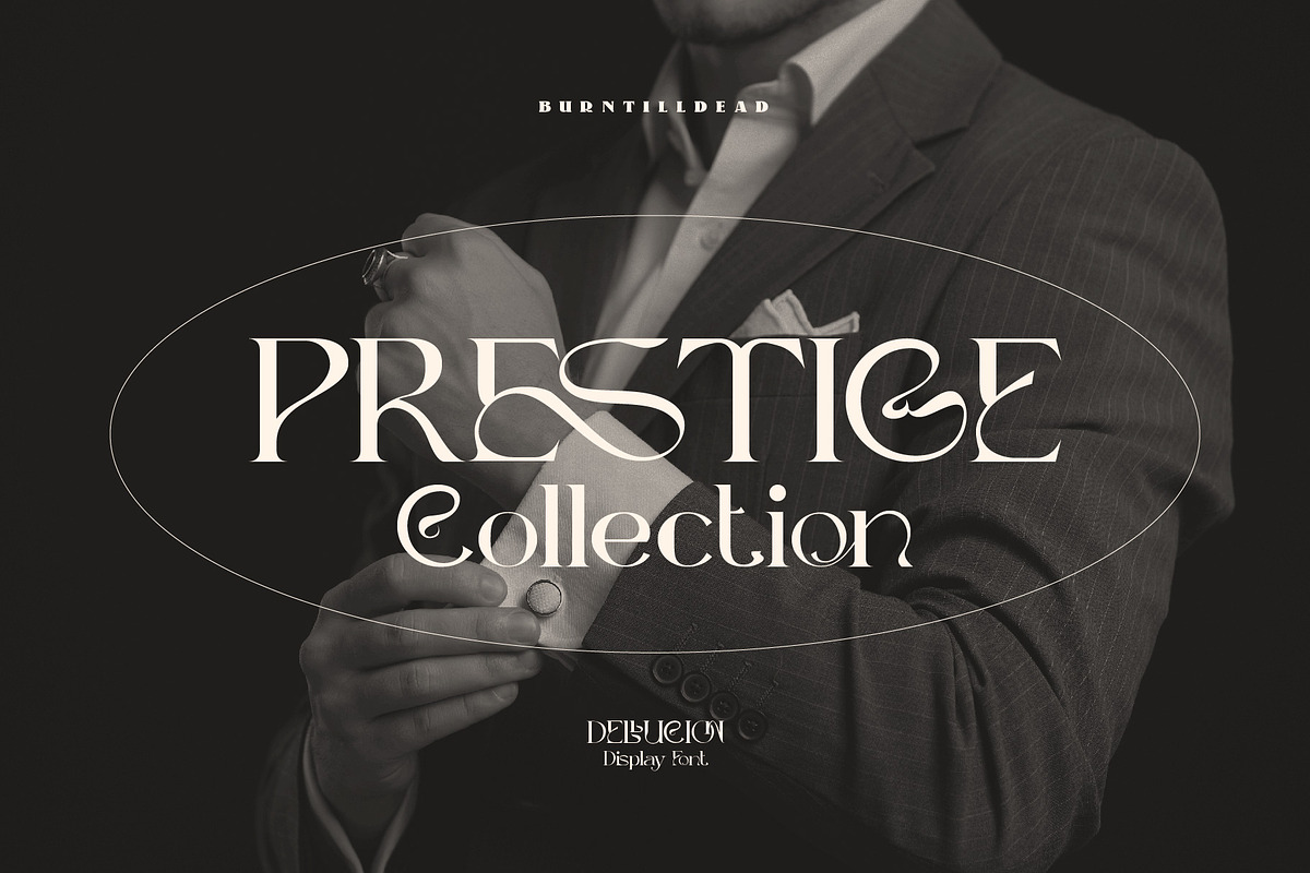 Dellucion, a Serif Font by Burntilldead (Photo 12 of 13)
