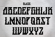 BLAZE, a Blackletter Font by EN86-21 (Thumbnail 6 of 8)