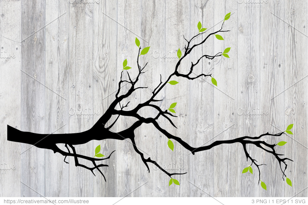 Blank tree branch, vector, eps, svg, a Graphic by Illustree (Photo 1 of 5)