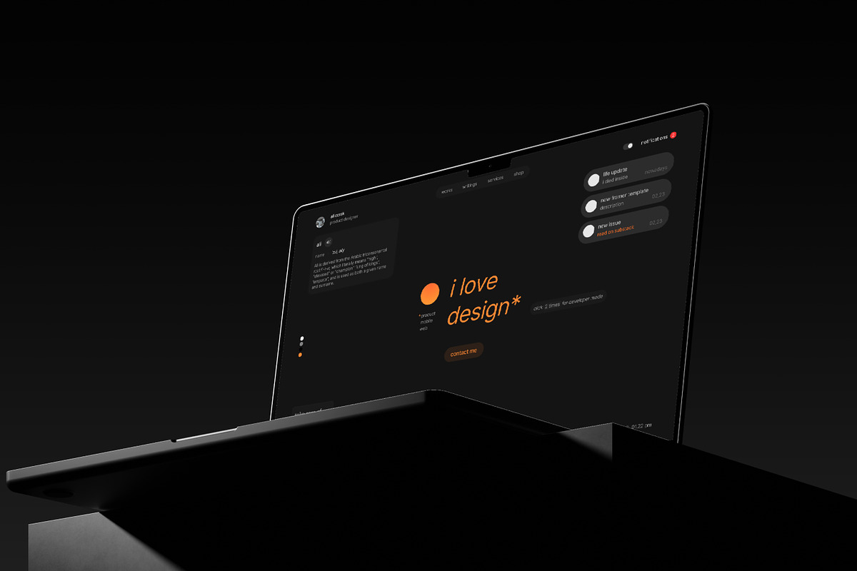 Personalify Framer Template, a Websites & App Template by Ali Çorak (Photo 1 of 5)