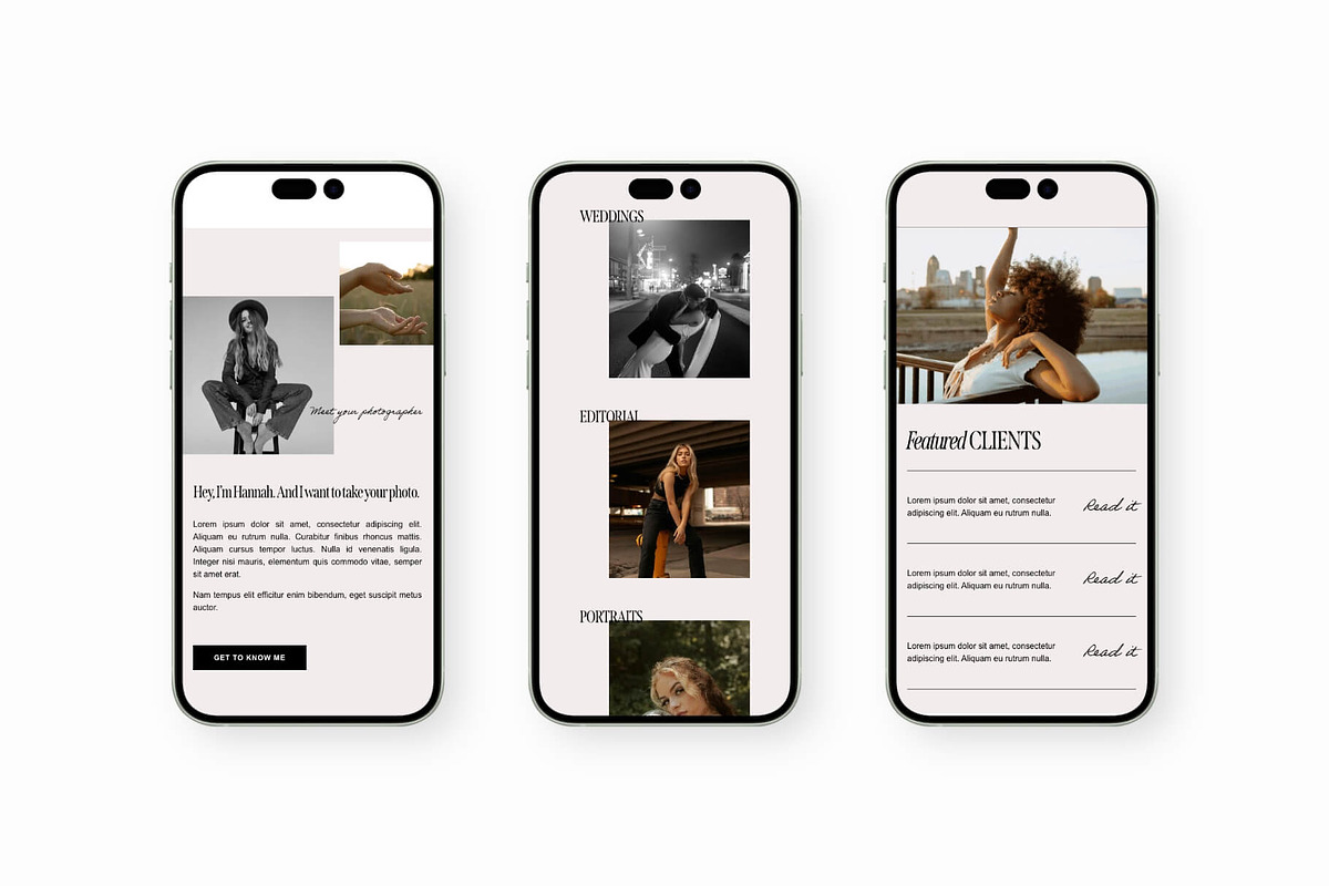 Squarespace 7.1 Template: Nyx preview 4