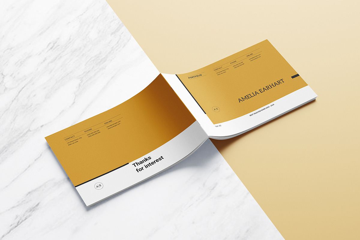 Design Portfolio Template, a Brochure Template by retrographix (Photo 6 of 6)