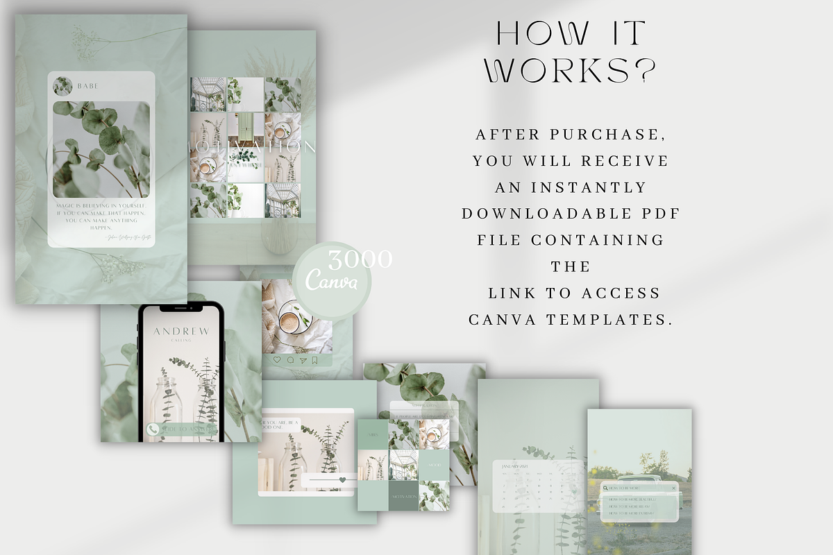 Social Media Canva Mega Bundle, a Social Media Template by BRANDcontent (Photo 6 of 8)