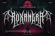 Megaroom typeface, a Blackletter Font by alit design (Thumbnail 11 of 20)