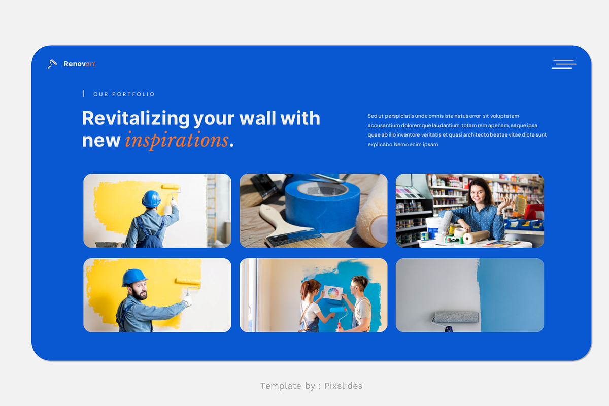 Painting & Renovation Keynote, a Presentation Template by Pixslides (Photo 5 of 6)
