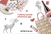 Scandinavian Christmas set, an Animal Illustration by Mio Buono (Thumbnail 4 of 7)