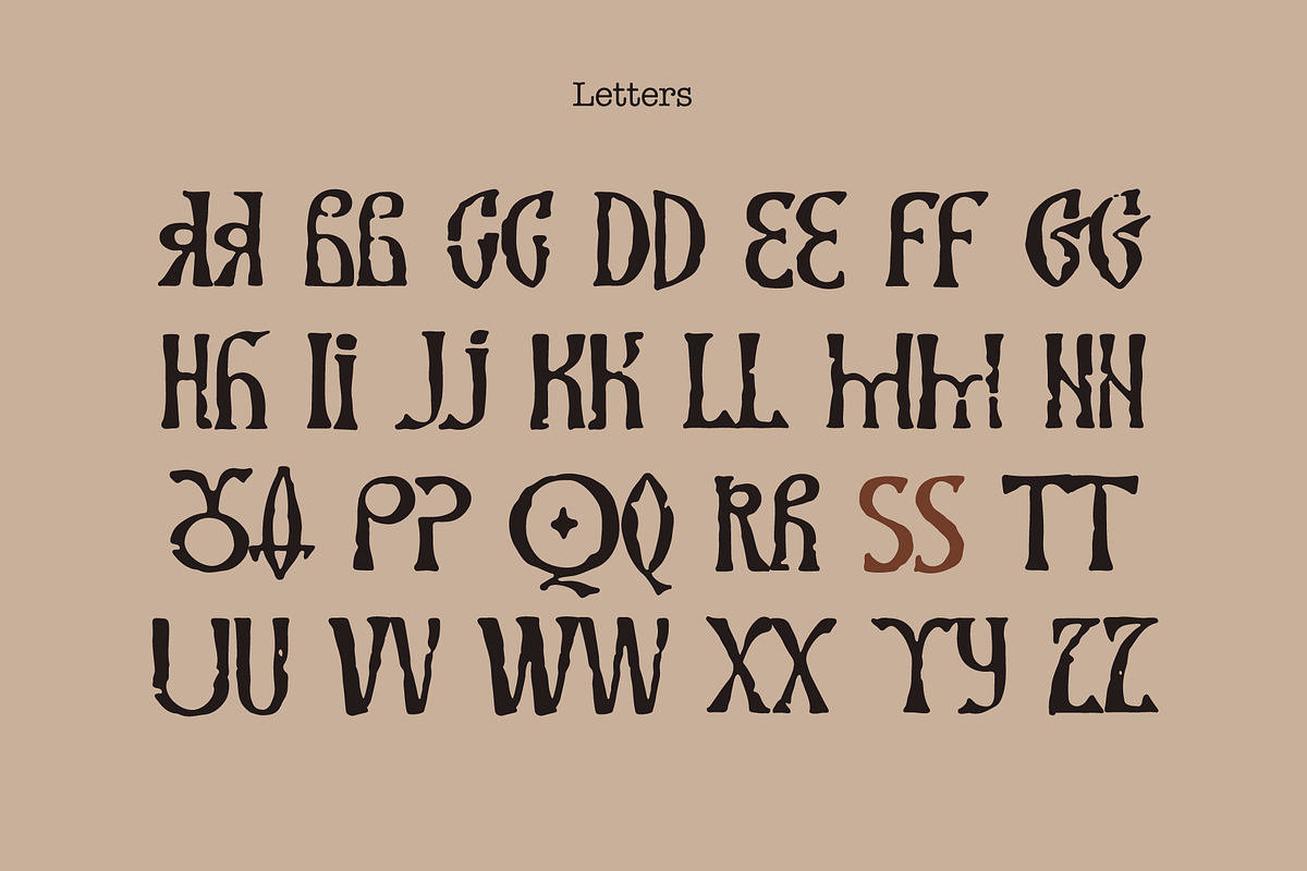 Eastern Blackletter – Byzantine Font, a Blackletter Font by kaer_shop (Photo 2 of 12)