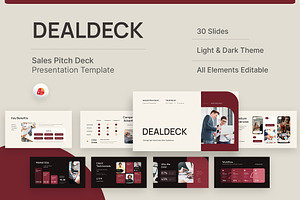 Sales Pitch Deck PowerPoint, a Presentation Template by New Coral Design