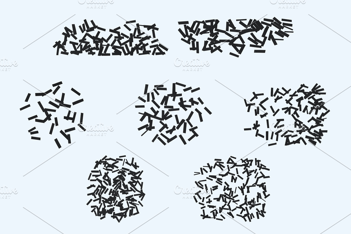 Confetti Brushes, a Brush Add-On by Blue Line Design (Photo 6 of 6)