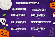Gothic Haunt -  Halloween Slime Font, a Font by PutraCetol Studio (Thumbnail 8 of 11)