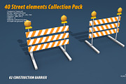 40 Street elements Collection Pack, an Architecture 3D Model by multimedia4ds (Thumbnail 4 of 70)