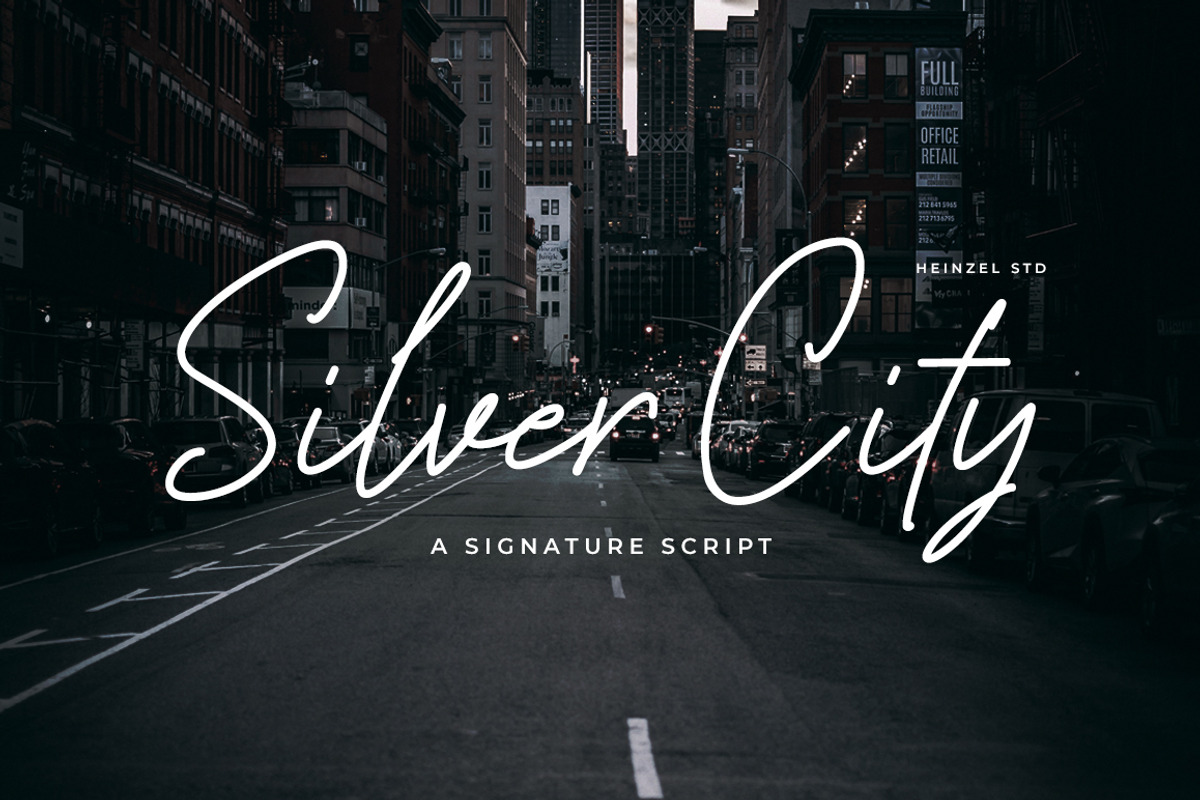 Silver City Signature Font