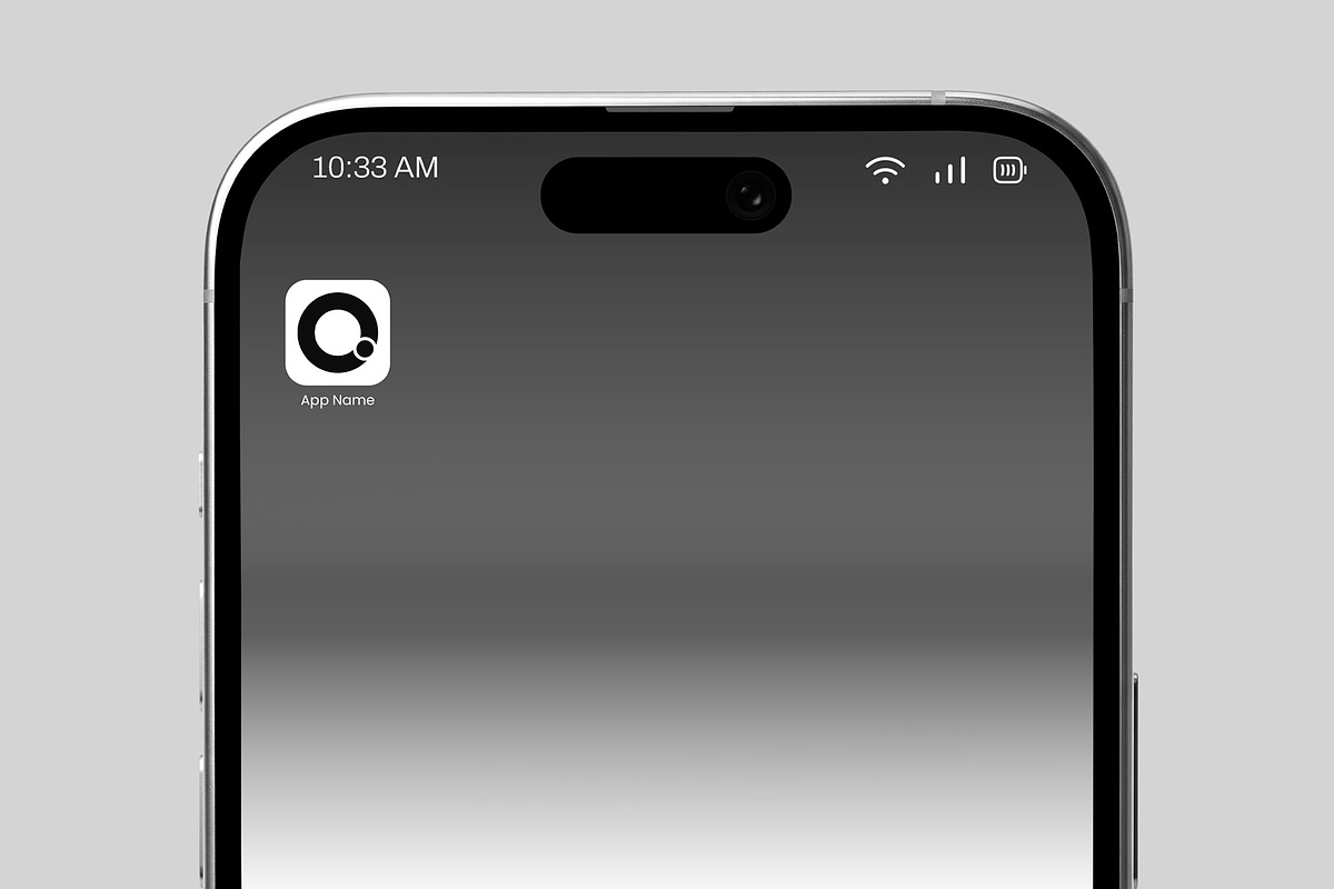 iPhone App Icon Mockup Template, an iPhone Mockup by graphypix (Photo 4 of 4)