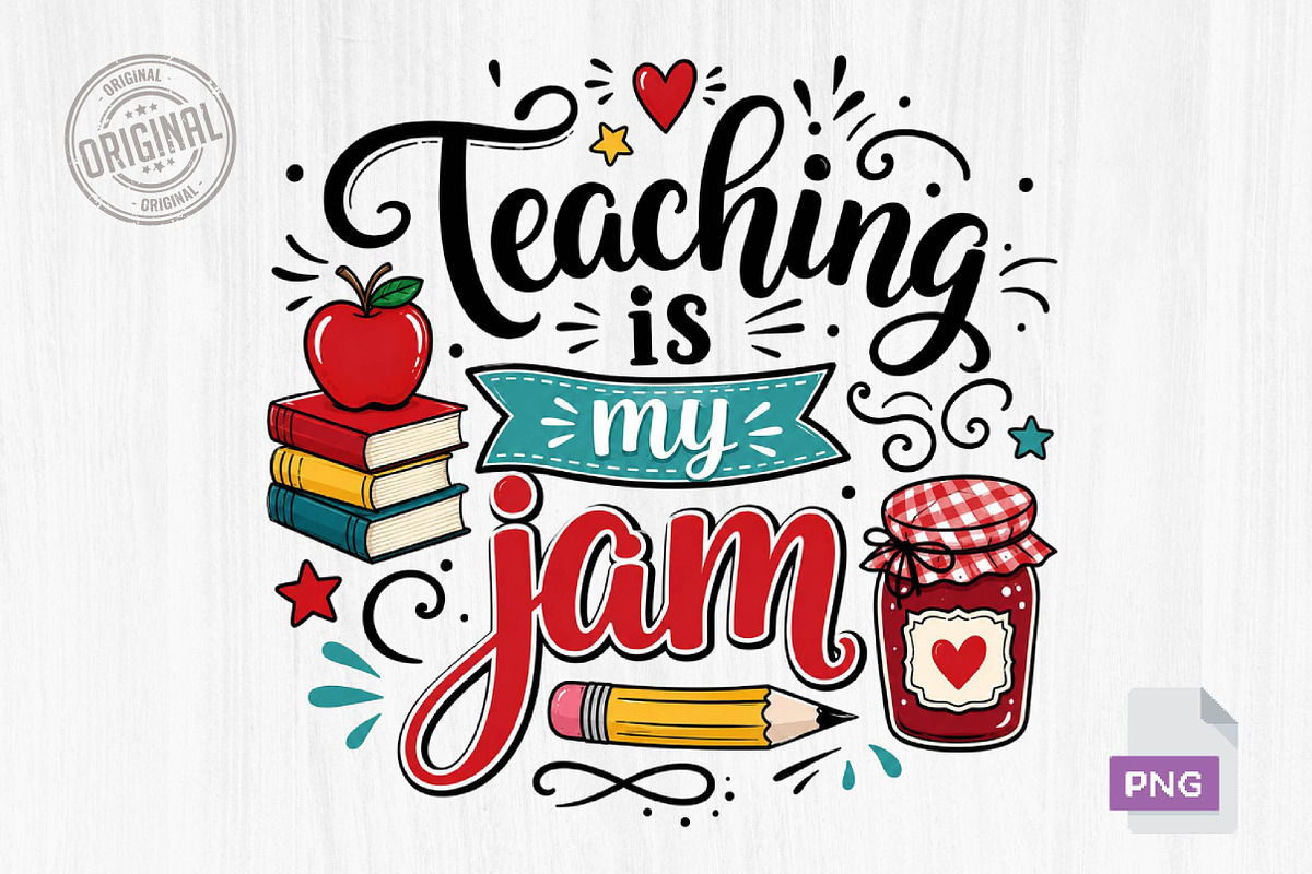 Teacher PNG Bundle, Back to School, a Seasonal Illustration by CreationArt (Photo 7 of 8)