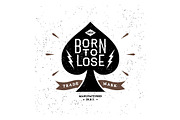 Vintage Label Born To Win, a Branding & Logo Template by Ezepov (Thumbnail 3 of 3)