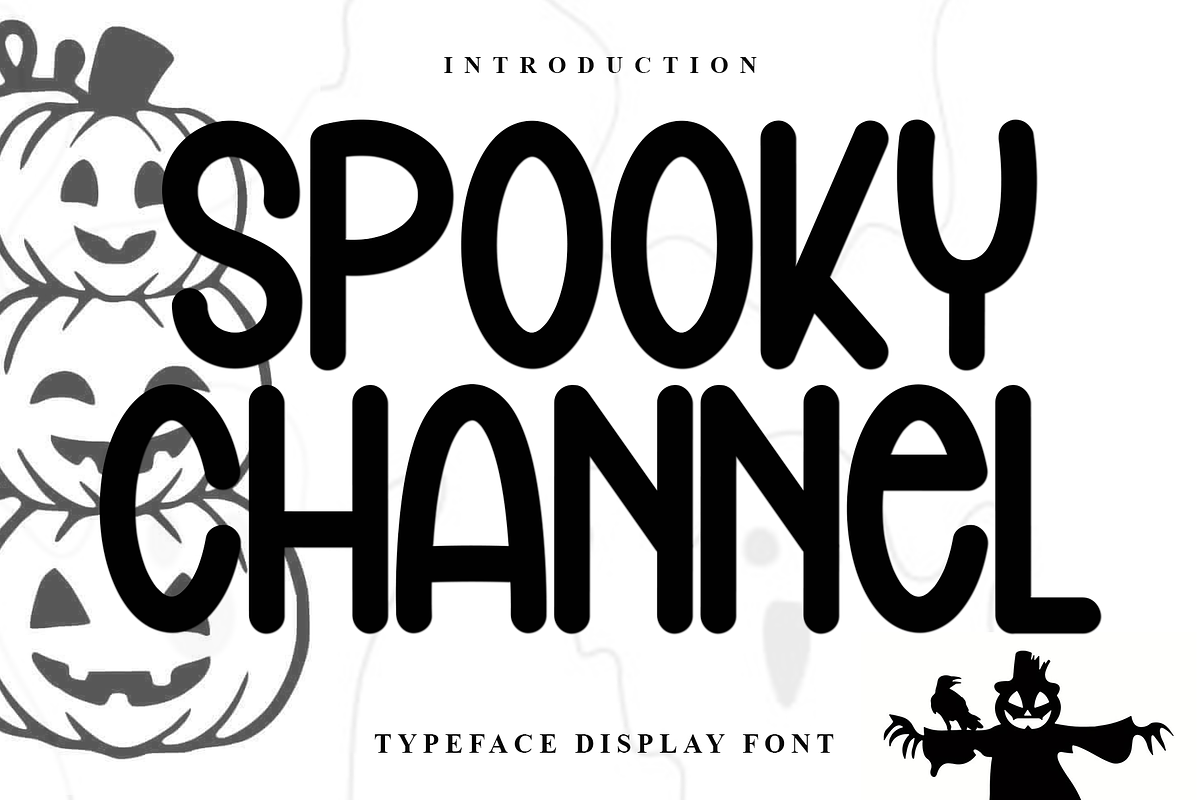 Spooky Channel, a Sans Serif Font by InermediaSTUDIO (Photo 1 of 8)