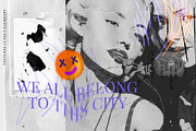 Grunge Paper Collage & Scribbles, a Texture Graphic by nadispasibenko (Thumbnail 14 of 16)