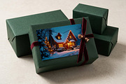 Cozy Winter Cottage Christmas Photo, a Holiday Photo by Aura Canyon HQ (Thumbnail 6 of 7)