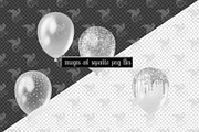Black and Silver Safari Balloons, an Object Graphic by Digital Curio (Thumbnail 4 of 5)