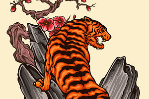 Japanese Tiger Tattoo