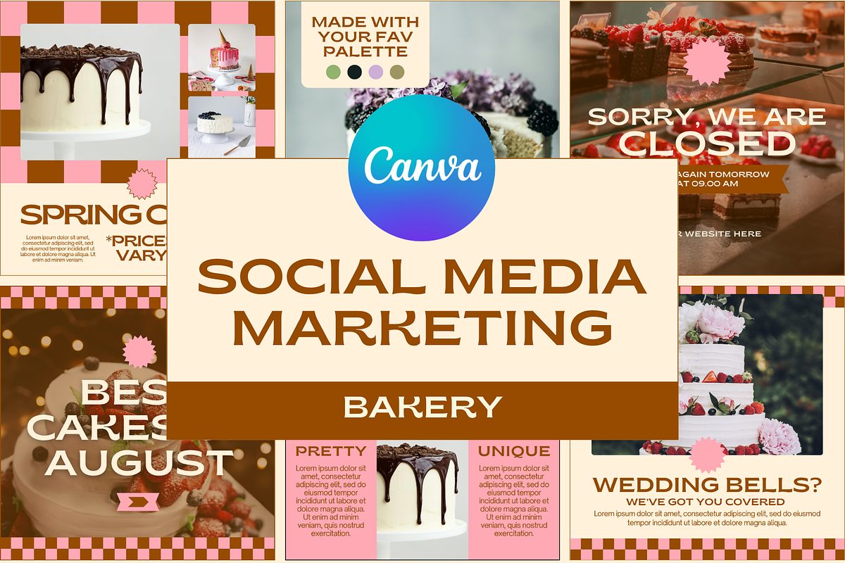 Bakery Social Media Marketing, a Social Media Template by ShayMadeWhat (Photo 1 of 4)