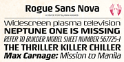 Rogue Sans Nova, a Sans Serif Font by Device (Thumbnail 3 of 5)