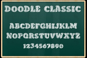 Doodle Classic - Sketch Font