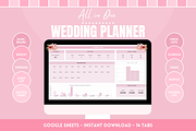 Wedding Planner Spreadsheet, a Templates & Theme by SunshineStudioBoutique (Thumbnail 1 of 10)