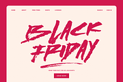 Stroke | Cyber Brush Font, a Handwritten Font by Ardana Creative (Thumbnail 5 of 14)