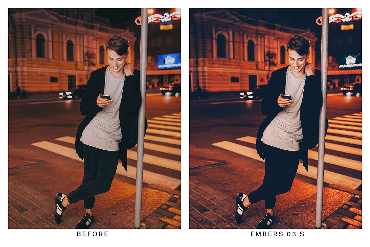 20 Black & Orange Lightroom Presets, a Preset Add-On by SparkleStock (Photo 3 of 9)