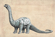 Dinosaurs Watercolour Pack Clipart, an Illustration by Doggy Days (Thumbnail 4 of 6)