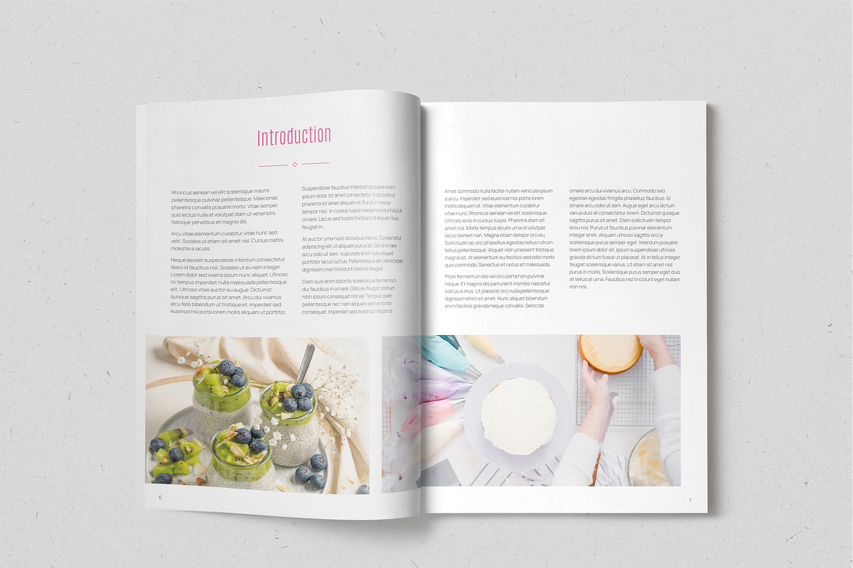Sweet Heaven Recipe Book, a Magazine Template by SonaGeciova (Photo 5 of 18)
