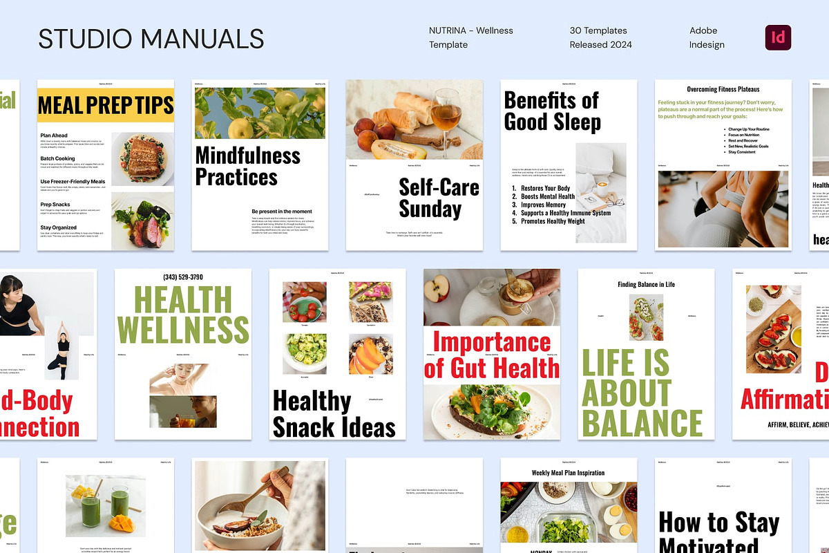 NUTRINA - Wellness Template, a Social Media Template by Studio Manuals (Photo 6 of 8)