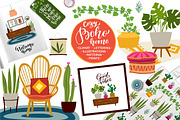 Cozy Boho Home Graphics Set, a Decorative Illustration by Anna Krestiannykova (Thumbnail 1 of 12)