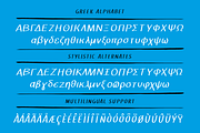 Theologos handmade brush font, a Font by George Bourle (Thumbnail 8 of 8)