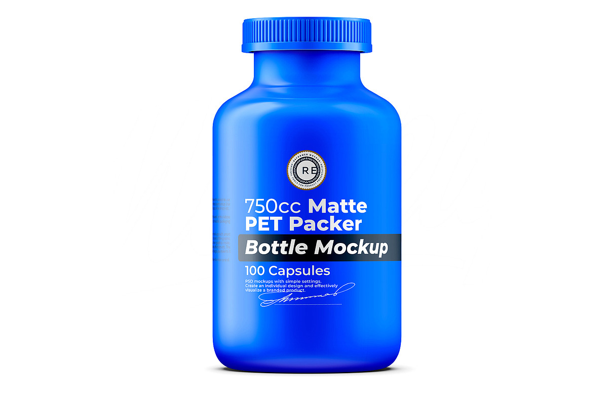 Pills Bottle Mockup, a Packaging Mockup by Reformer Mockup (Photo 5 of 7)