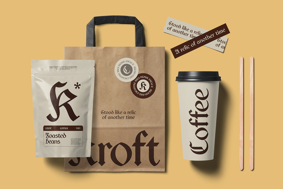 CS Pierson – Gothic Font, a Blackletter Font by Craft Supply Co. (Photo 6 of 8)