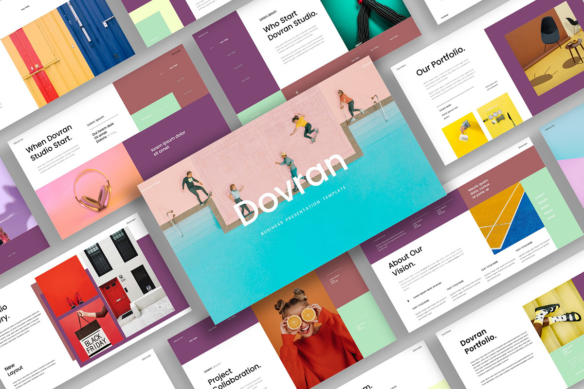 Dovran–Business Google Slide, a Presentation Template by kreatifreya (Photo 1 of 5)